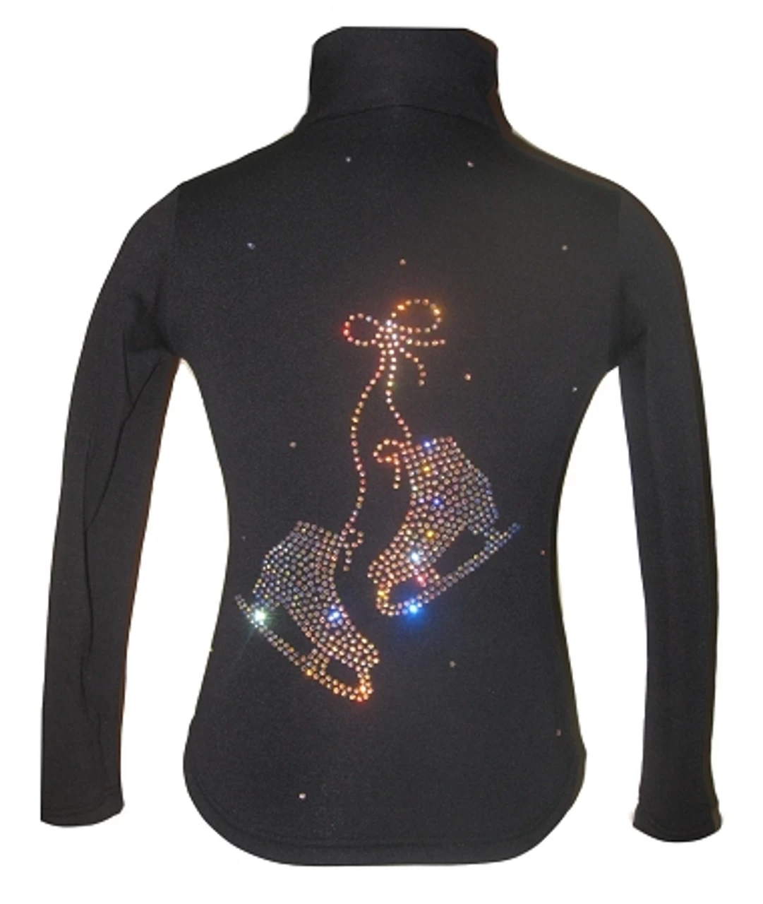 Ice Skating Jacket With "Pair Of Skates" Rhinestone Applique (10% OFF, Size CL) 4 Ice Skating Jacket With "Pair Of Skates" Rhinestone Applique (10% OFF, Size CL) - Image 2