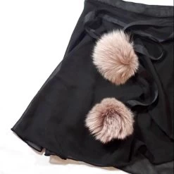 Fluffy Wrap Skirt (Black) -Figure Skating Shop image 6357a2cf b4a0 4606 9899 deb8d4566dd6 590x 85836.1645619220