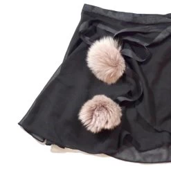 Fluffy Wrap Skirt (Black) -Figure Skating Shop image dfad6fd4 a177 40c7 ab79 7b0568e4c23d 590x 13798.1645619220