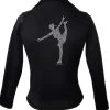 Kami-So Polartec Ice Skating Jacket - Spiral 2 1 Kami-So Polartec Ice Skating Jacket - Spiral 2 -Figure Skating Shop silver 12375.1604600234