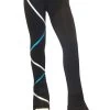 Criss Cross Fleece Ice Skating Pants Silver/Turquoise XP211 1 Criss Cross Fleece Ice Skating Pants Silver/Turquoise XP211 -Figure Skating Shop xp211front 24992.1540224623