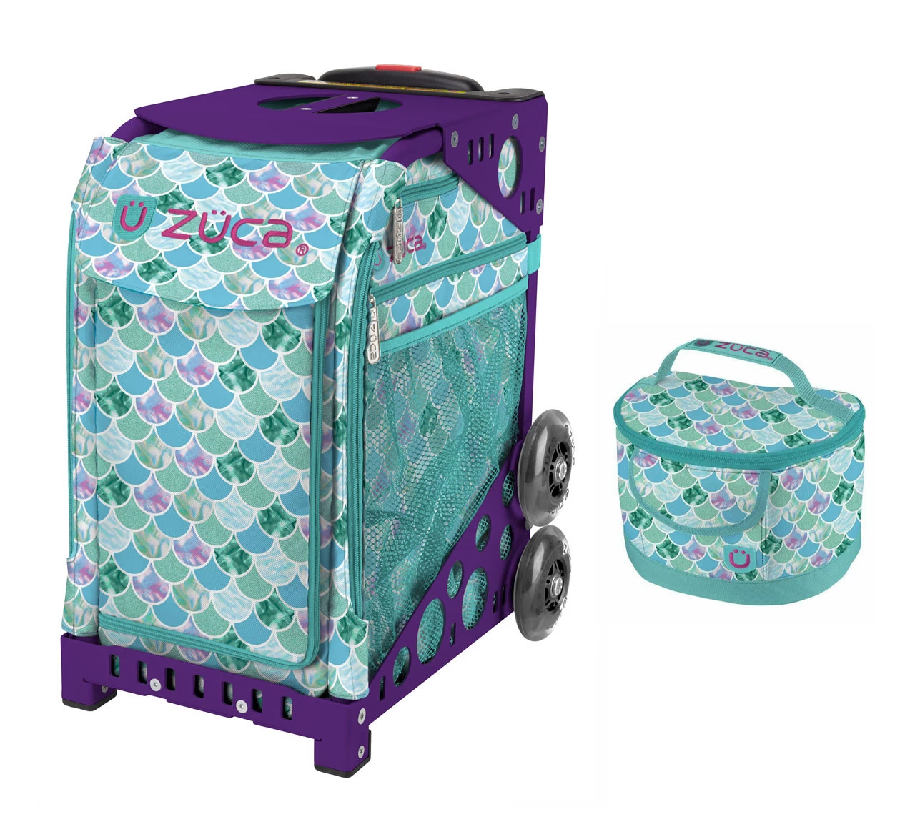 Zuca Sport Bag - Kokomo Mermaid W/Lunchbox (Limited Edition/Purple Frame) 3 Zuca Sport Bag - Kokomo Mermaid W/Lunchbox (Limited Edition/Purple Frame)